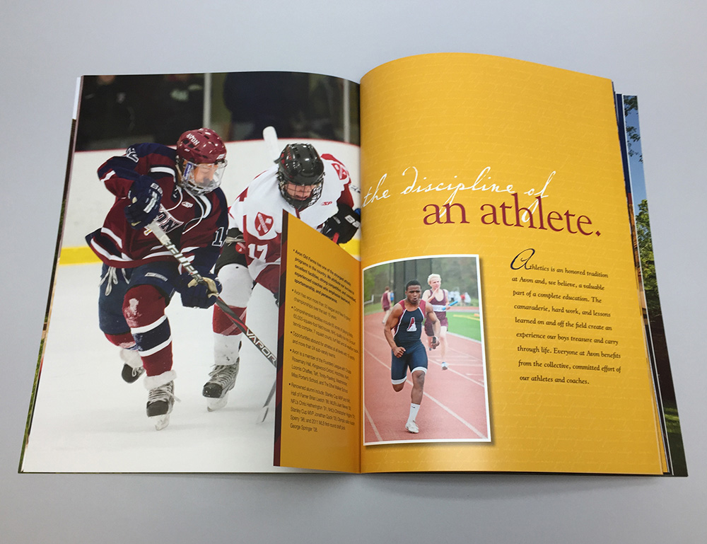 Avon Old Farms School Admissions Collateral  CEH Design